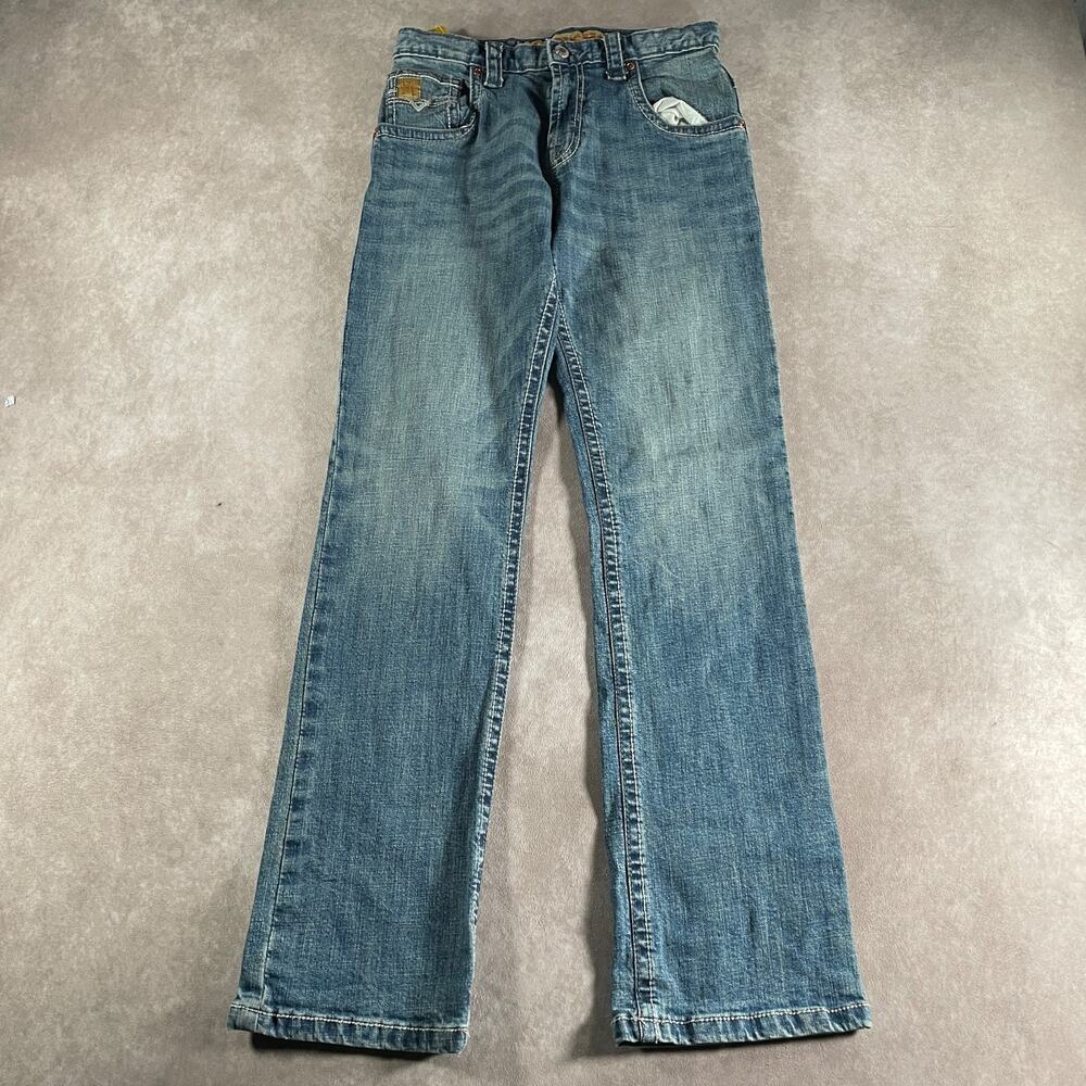 Cinch Jeans Medium Wash Bootcut Denim Boys Size 14S MB16781002